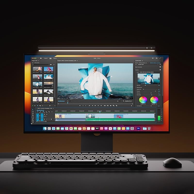 Computer Monitor Light Bar, USB Computer Lamp Dimmable Screen Light Bar,