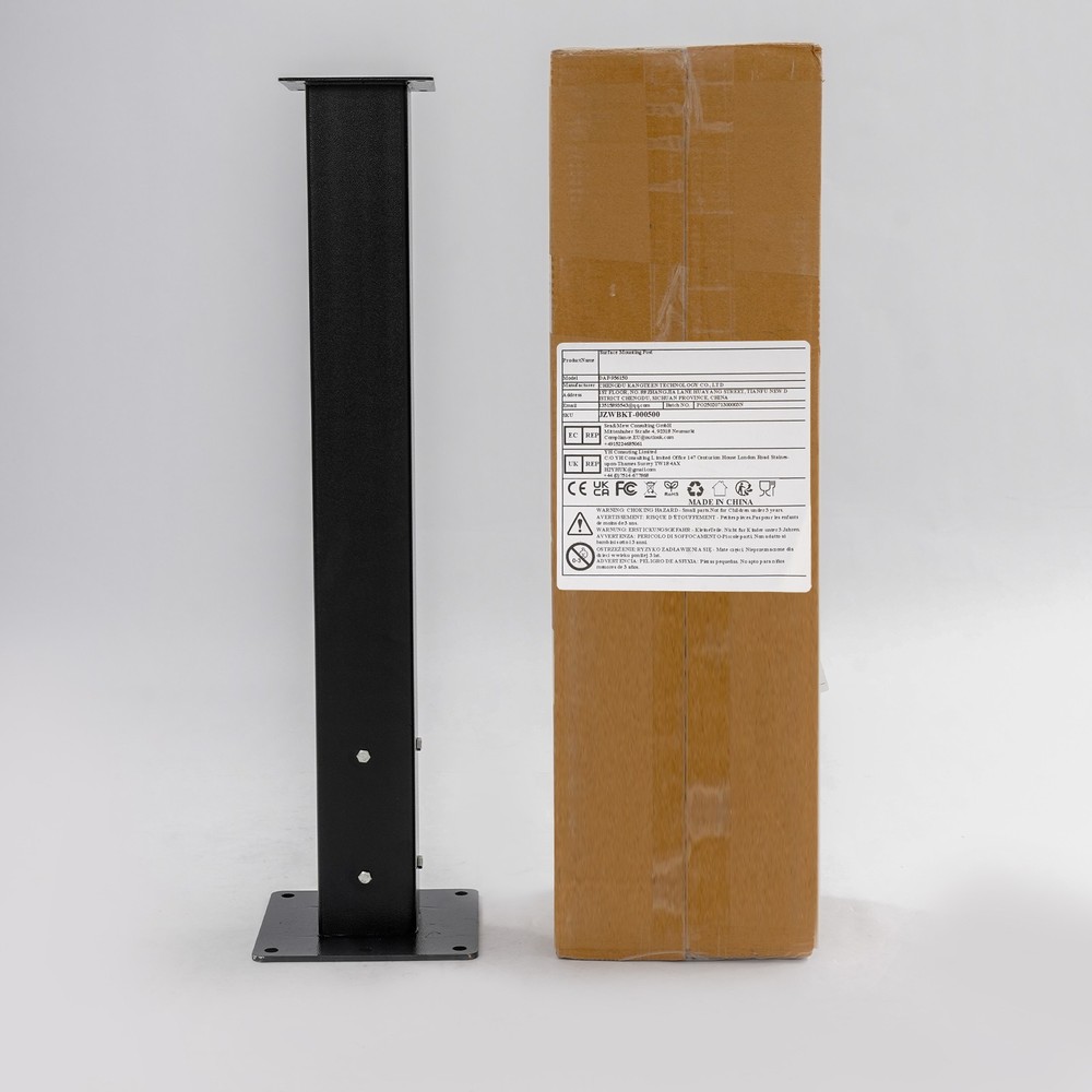 Mailbox Post w/ Base Carbon Steel Mailbox Mounting Post Mailbox Post for Outside