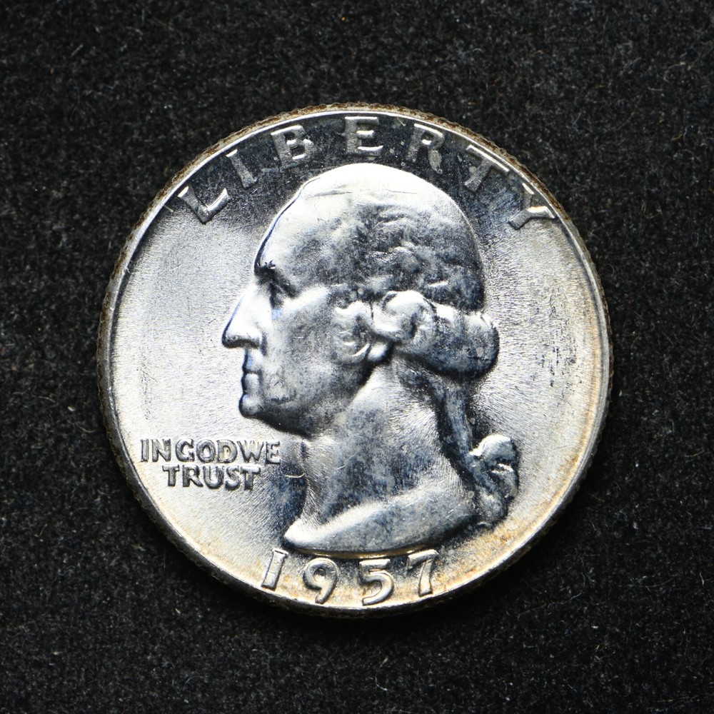 1957 Washington Silver Quarter BU++ (bb17179)