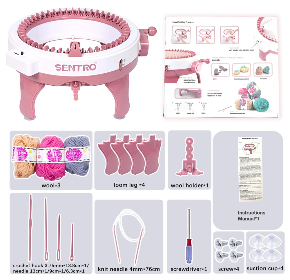 Authentic Sentro Knitting Machine 48 Needles