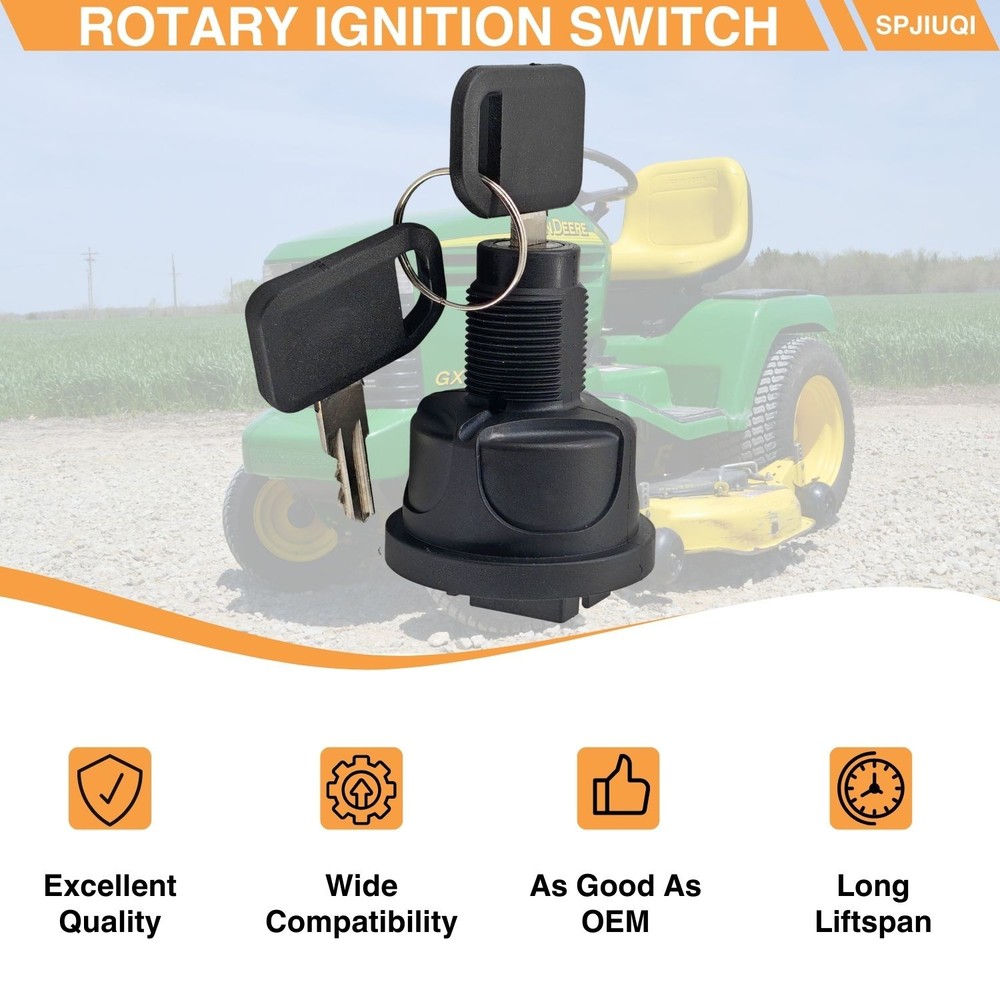 AUC15330 AUC13979 UC10104 Ignition Switch Direct Replacement for John Deere