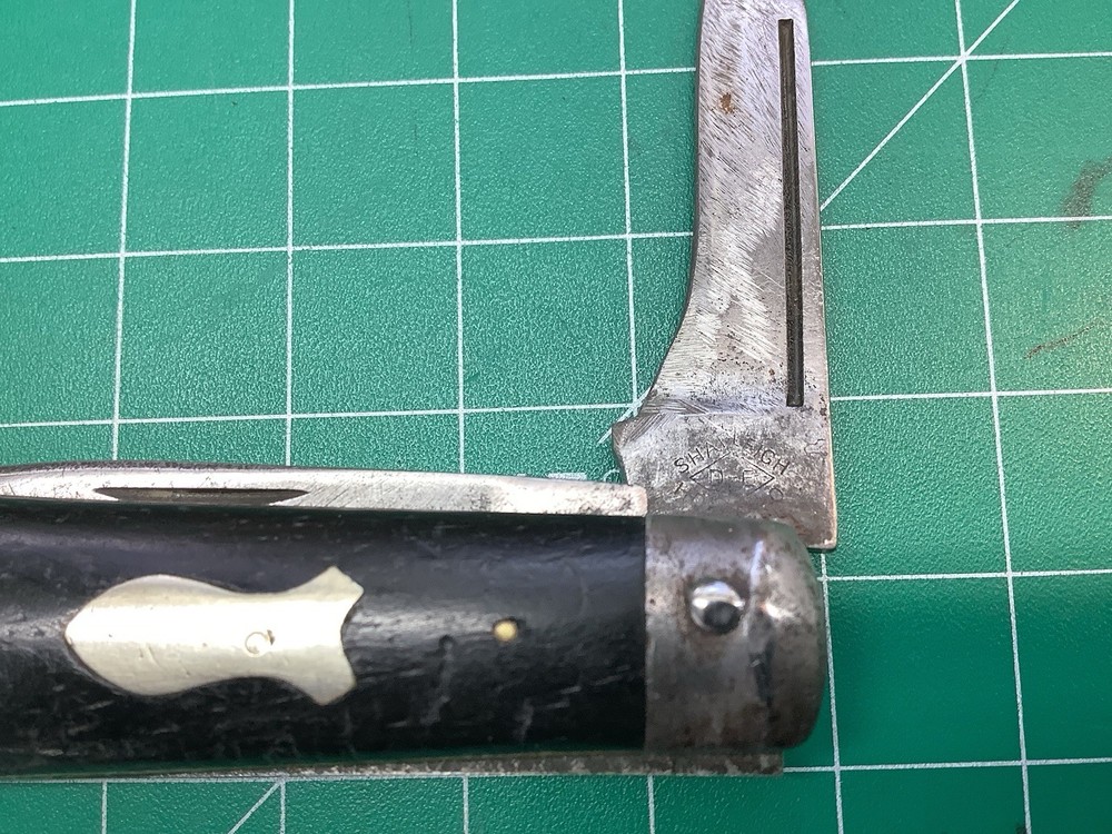 Old Shapleigh Hdware Diamond Edge Bareheaded Jack Knife