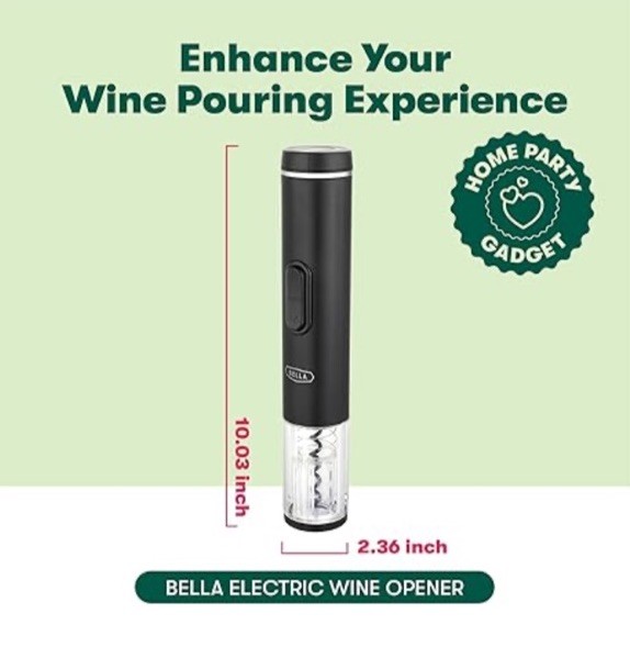 Bella Electric Wine Opener