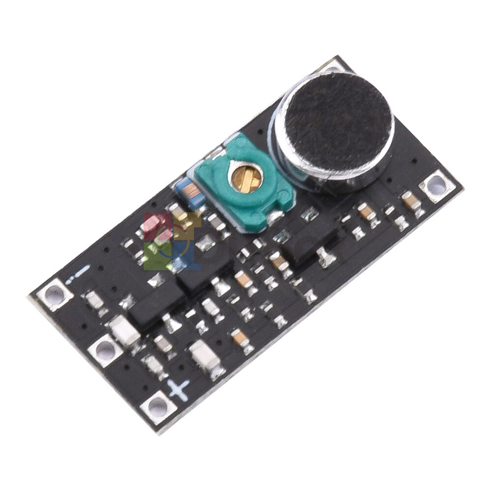 Frequency 85-115MHz FM transmitter module wireless microphone surveillance Black