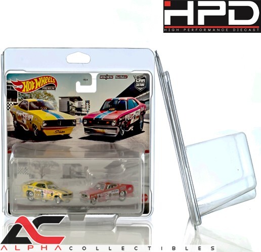 5 PACK HPD PROTECTOR CASE (2-CAR TARGET EXCLUSIVE) HOT WHEELS .8MM