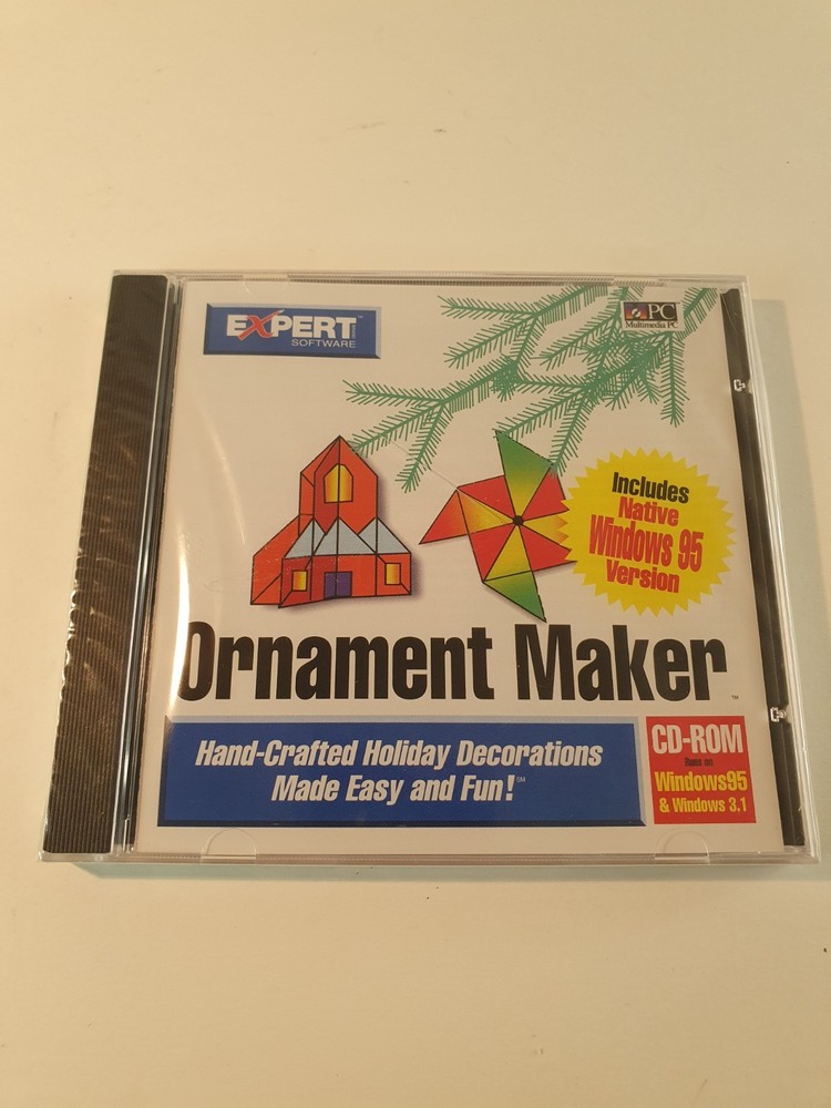 Ornament Maker Expert Software PC CD-Rom
