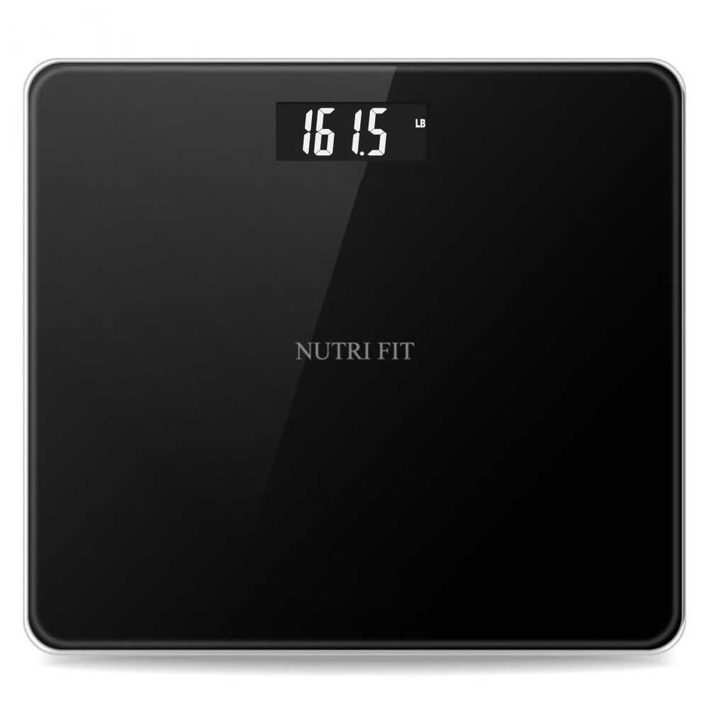 NUTRI FIT Digital Bathroom Scale for Body Weight, Bath Scale for Accurate Weight
