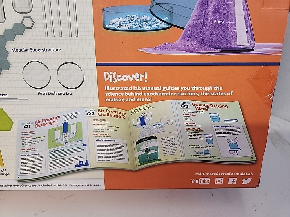 Smart Lab Ultimate Secret Formula Lab Kit 40 STEAM Science Experiments 2019