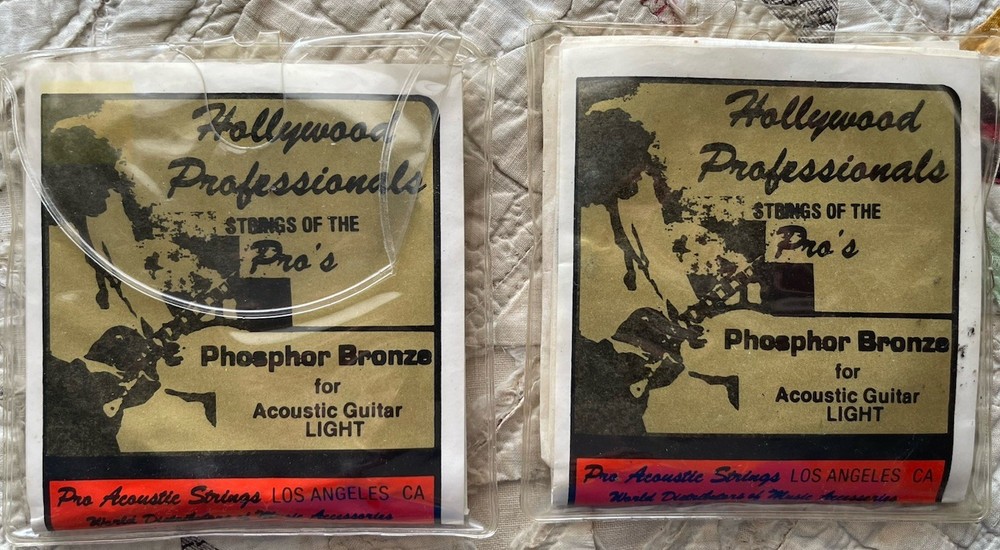 PHOSPHOR BRONZE ACOUSTIC GUITAR STRINGS LOT