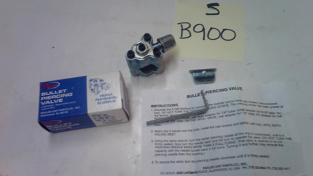 BPV21 BULLET PIERCING VALVE