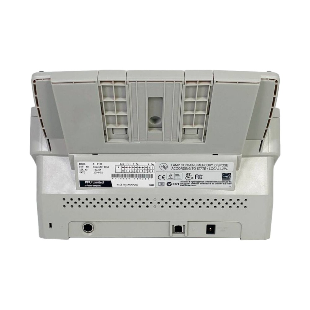High Speed Duplex Color Document Scanner for Education w/Adapter & USB Cable
