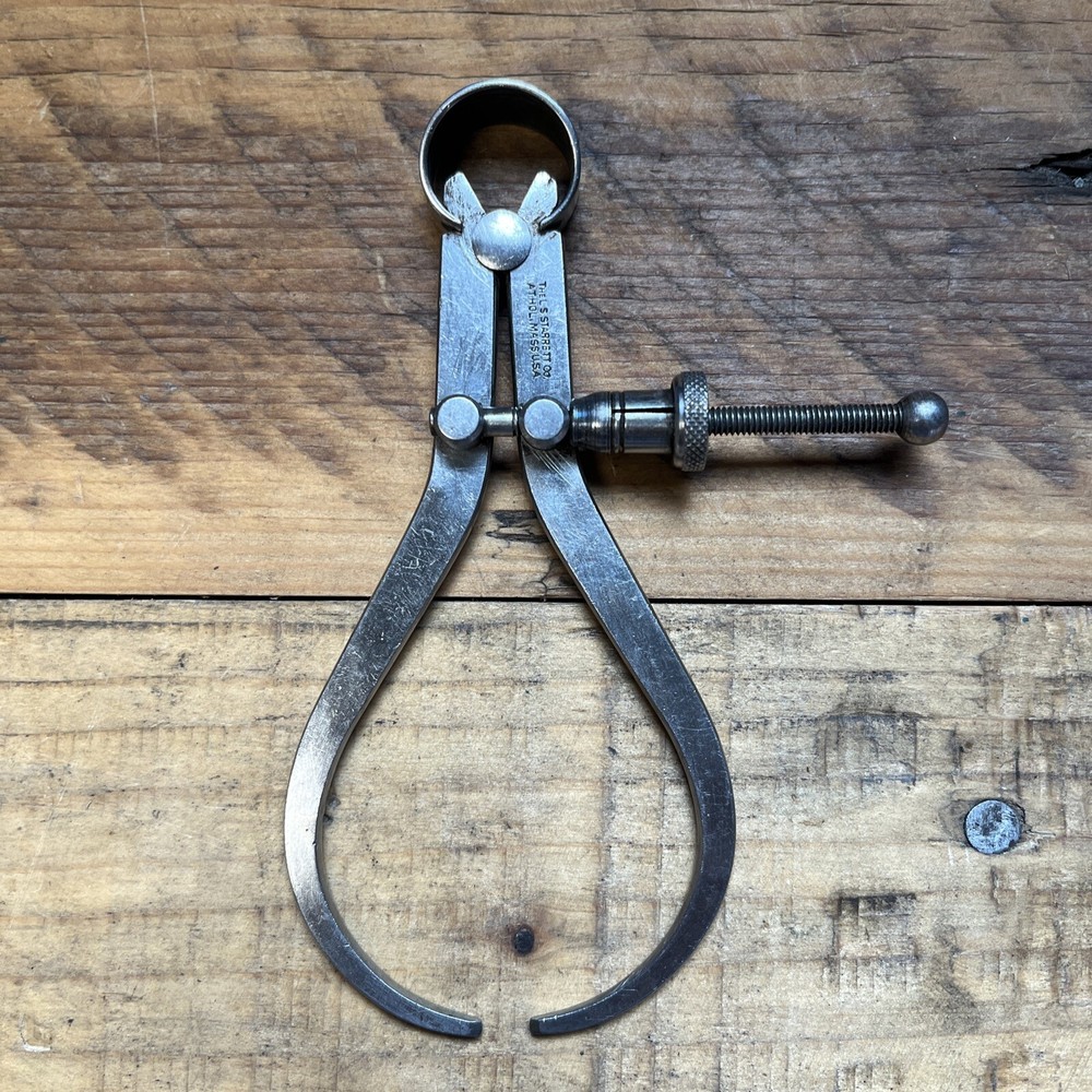 Starrett 4"  Outside Spring Nut Caliper 4" leg