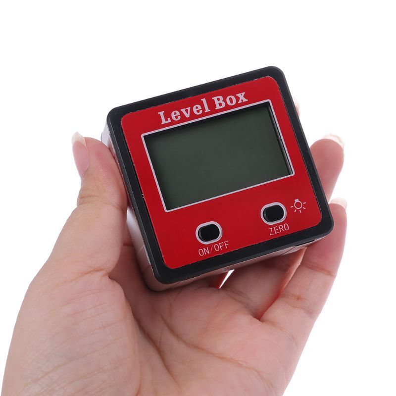 Digital Inclinometer Protractor Gauge Meter Bevel Box