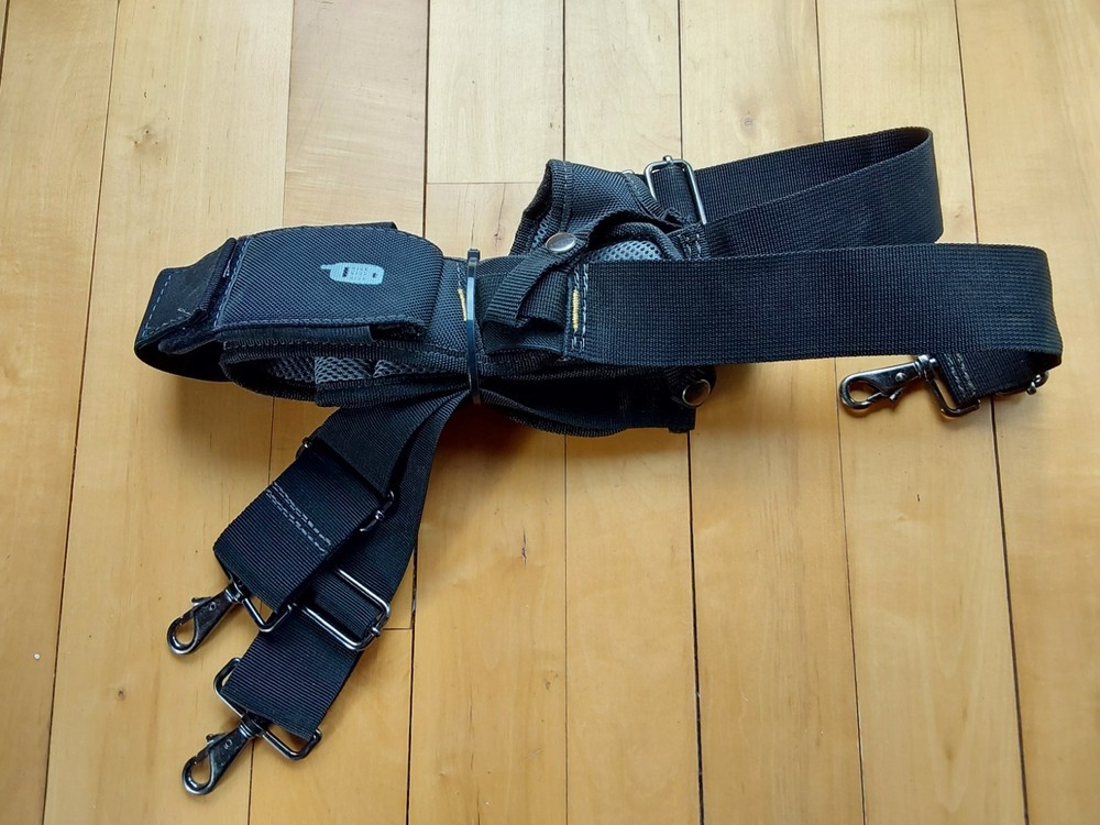 Dead on Professional Tools Poly Carpenter Tool Belt Suspenders Load Bear