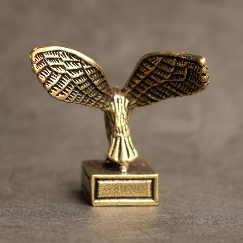 Solid Copper Eagle Trinket Tea Pet Ceremony Antique Bronze Model Figurines