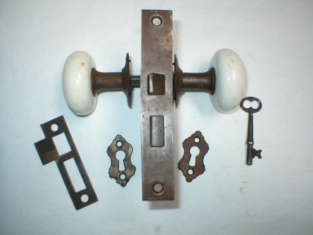 Antique Victorian Era Door Hardware