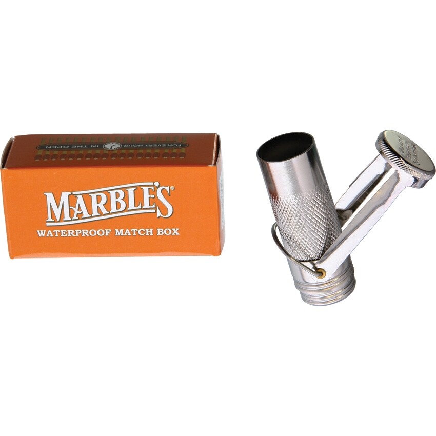 Marbles Match Safe Waterproof From Original 1900 Patent Stainless Construction