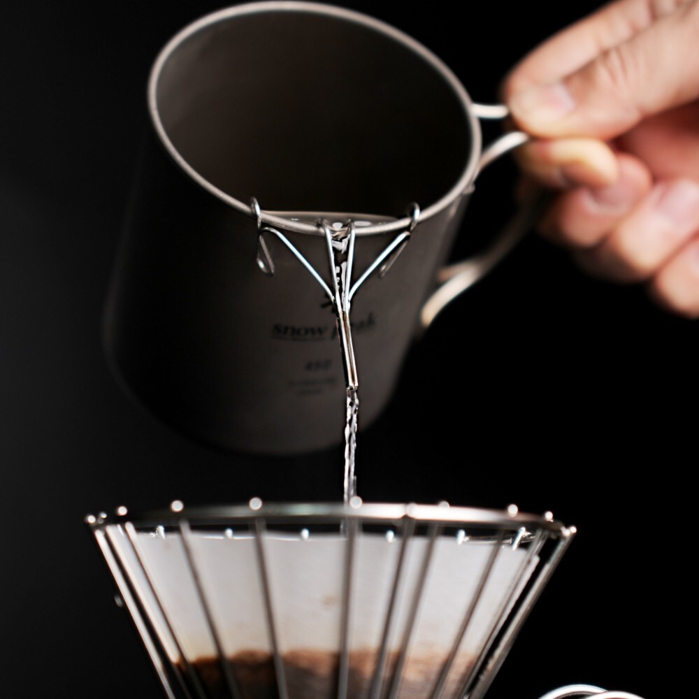 COFFNIC SET(Wire Spout, Leather Strap, Wood table top)