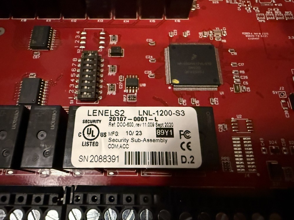 Lenel LNL-1200-S3 Output Control Module (OCM). PRE-OWNED NO BOX