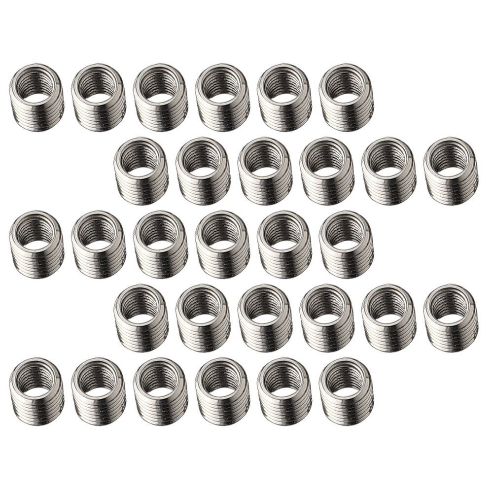 Thread Reducer Inserts Outer M8*1.25 Threaded 10MM 30pcs Adapter Hardware