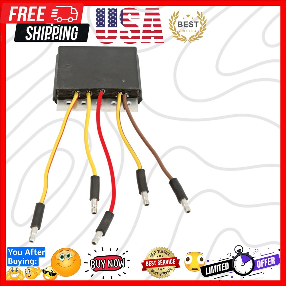 Voltage Regulator Compatible With/Replacement For Polaris 325 Magnum, 400 Xpl...