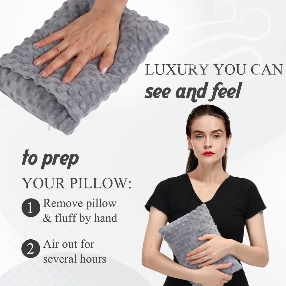 zhijiazhi Abdominal Surgery Pillow with Small Rectangular Pillow, Grey