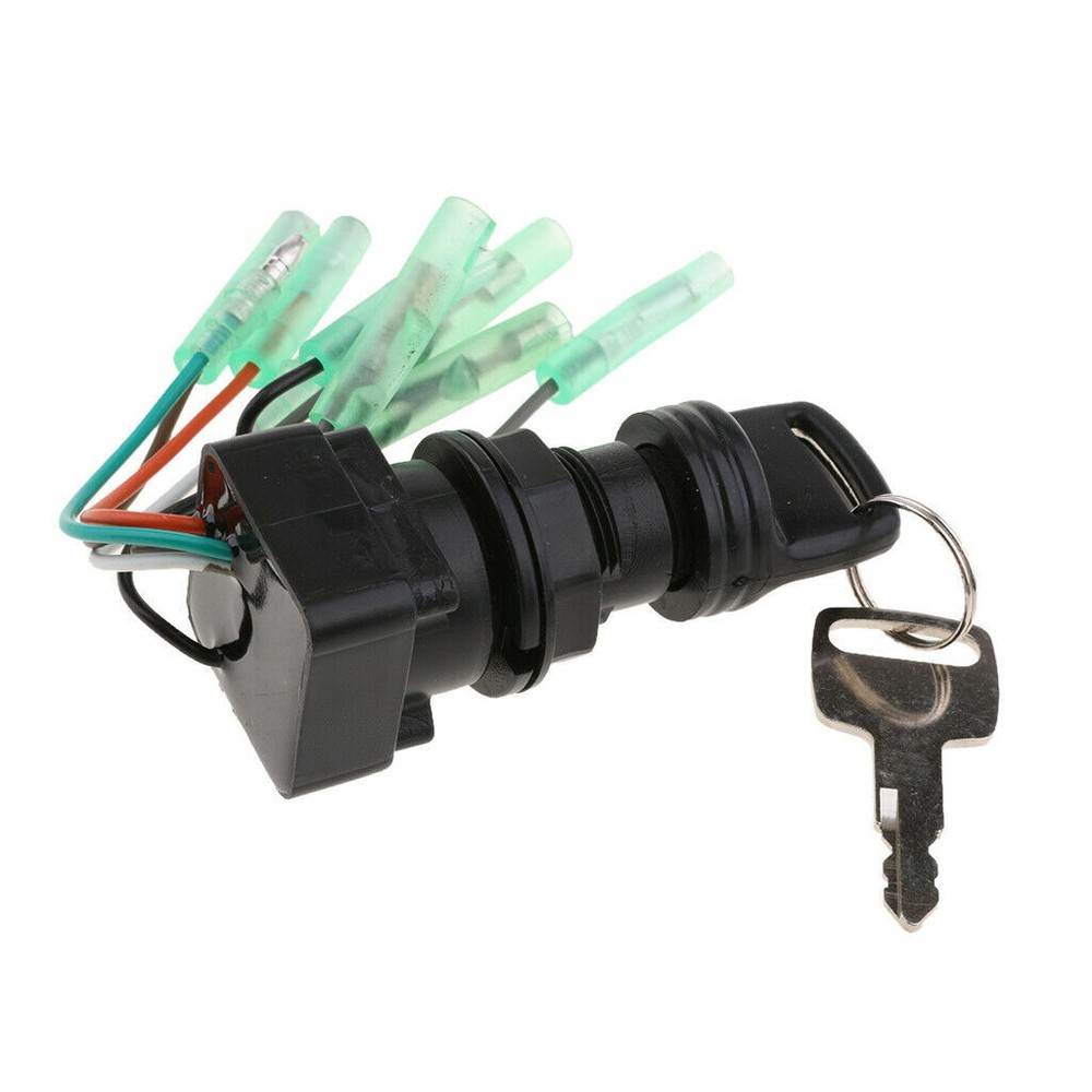 37110-92E01 Outboard Ignition Switch + 2 Keys Assembly Replacement Fit Suzuki
