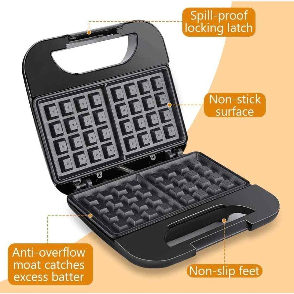 2-Slice Non-Stick Belgian Waffle Maker