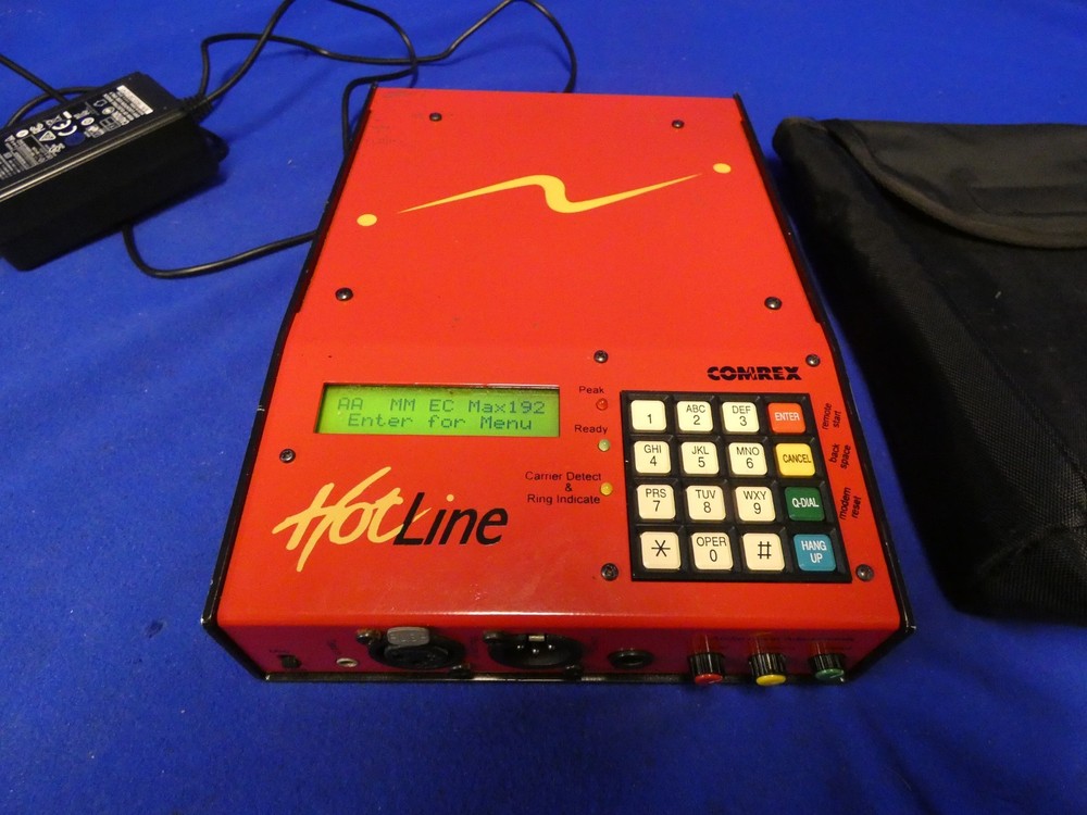 Comrex HotLine Audio Codec Digital Phone Line Broadcast Interface w/Power Supply