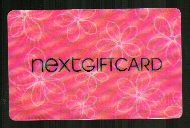 NEXT Spinning Flowers ( 2010 ) Lenticular Gift Card ( $0 )