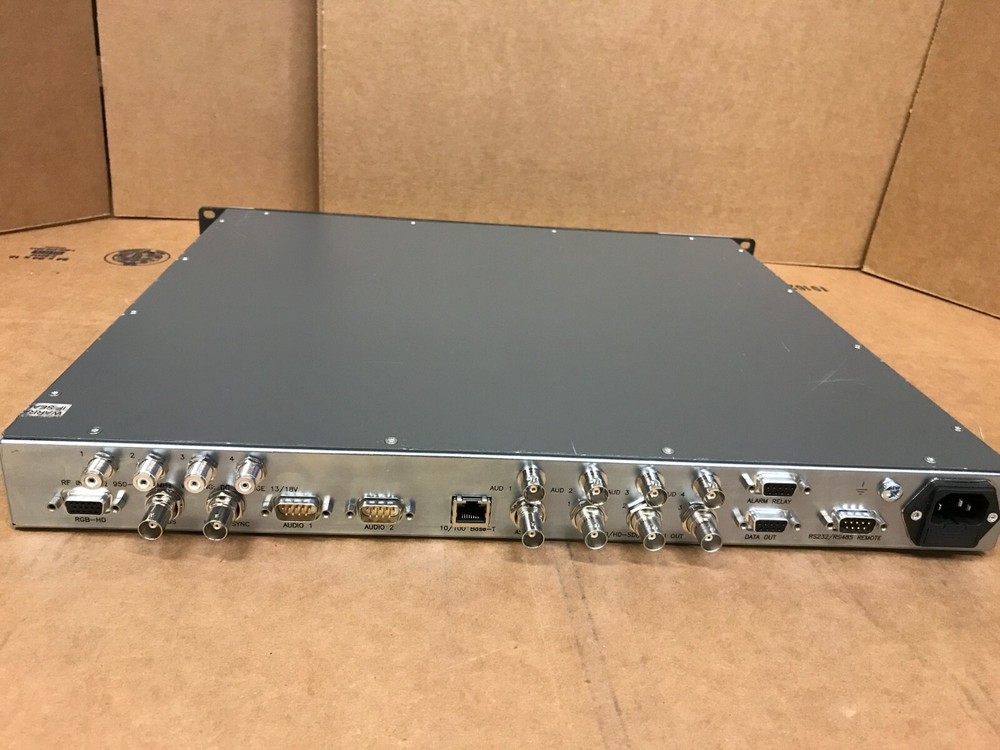 Ericsson Tandberg RX1290 DVB-S/S2/ASI HD/SD MPEG-2/4 RECEIVER DECODER W/License