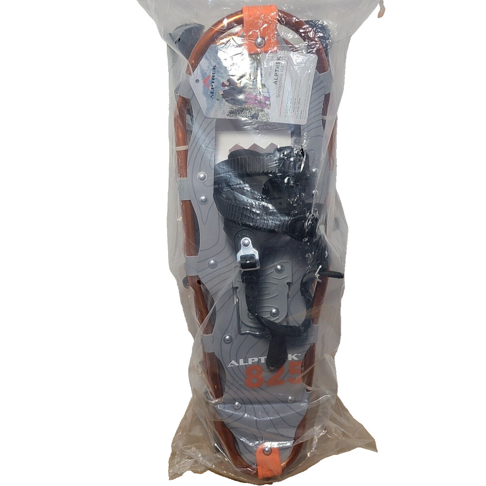 NEW ALPTREK 825 Snowshoe Kit Sawtooth Angular Frame Orange
