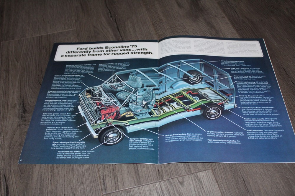 1975 Ford Econoline van sales brochure