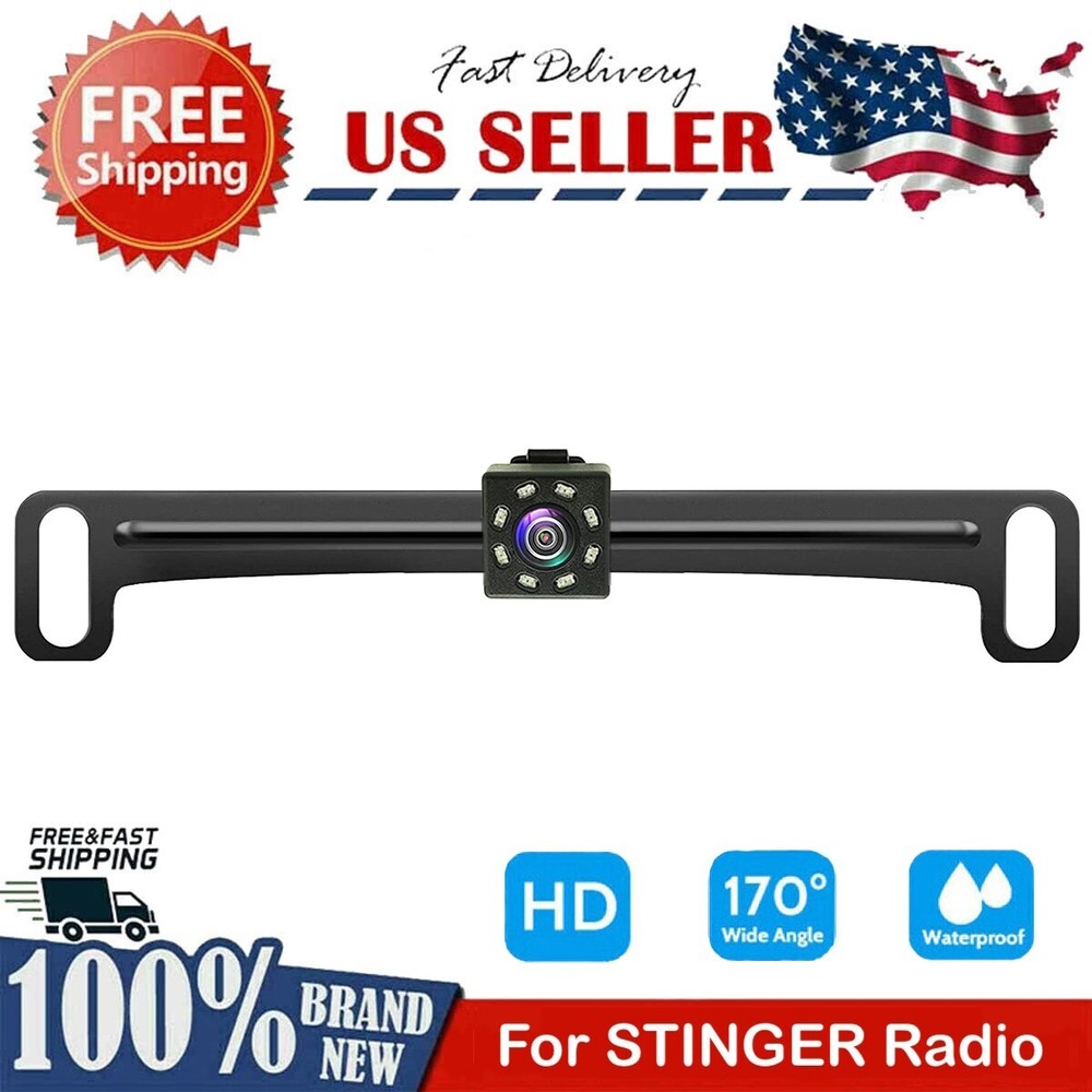 Backup Camera Rearview License Plate for Stinger RB10GM14B