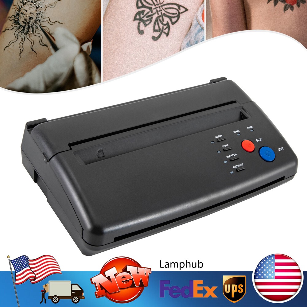 Tattoo Stencil Maker Tattoo Transfer Thermal Copier Stencil Printer Machine ABS