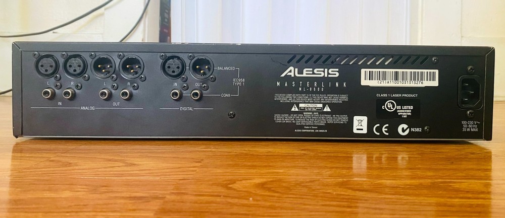 Alesis Masterlink ML-9600 Hard Disk Mastering Recorder with Remote Fully Works