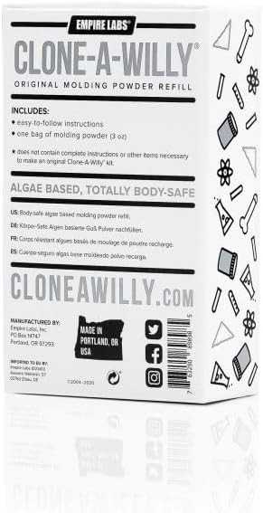 clone a willy molding powder refill 3 oz