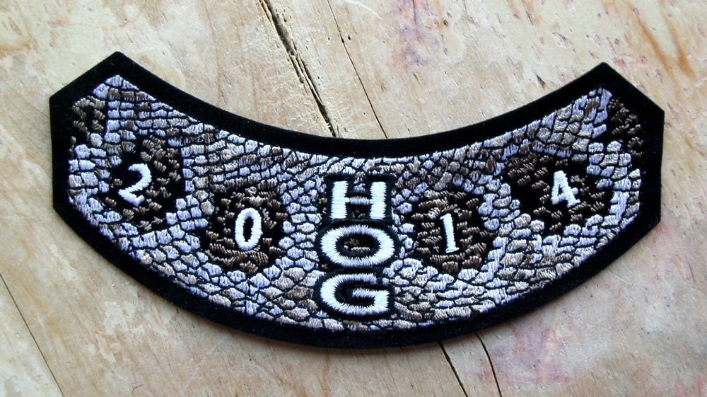 "NEW" 2014 HARLEY DAVIDSON OWNERS GROUP HOG CHAPTER PATCH