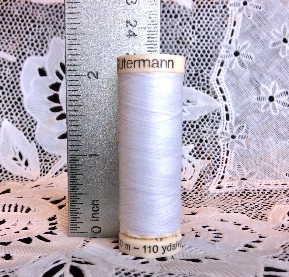 3 NEW black GUTERMANN 100% polyester thread 110 yard spools