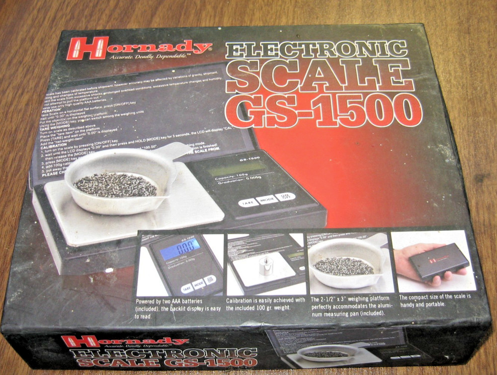 Hornady GS-1500 electric scale