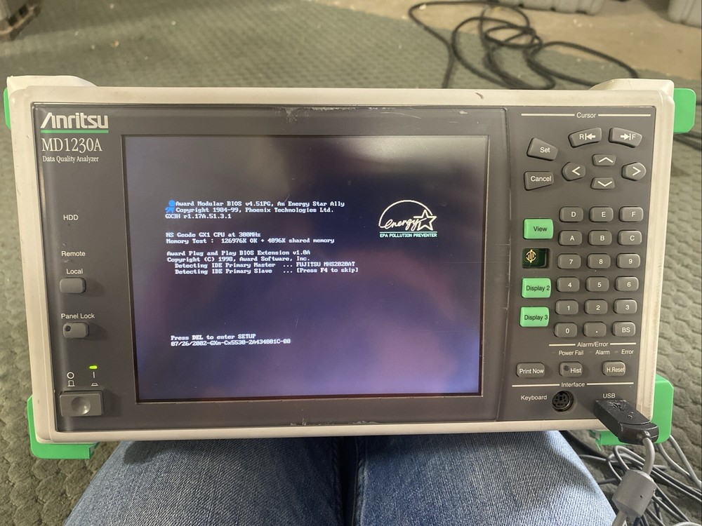 ANRITSU MD1230A DATA QUALITY ANALYZER