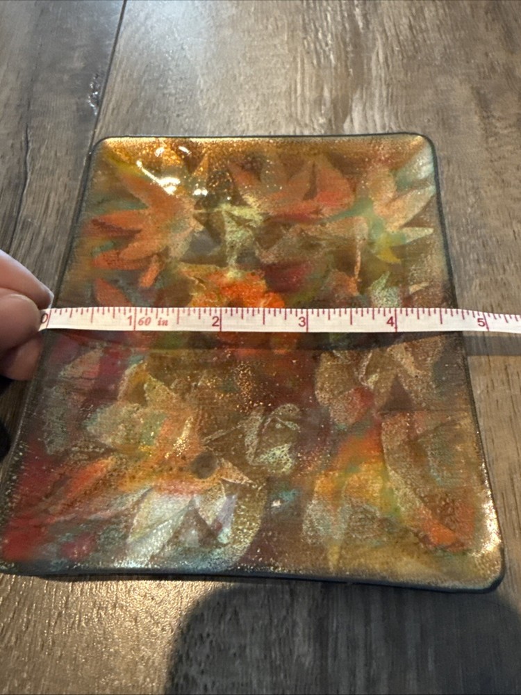 MCM Enamel On Copper Plate Multicolor / Great Design #8
