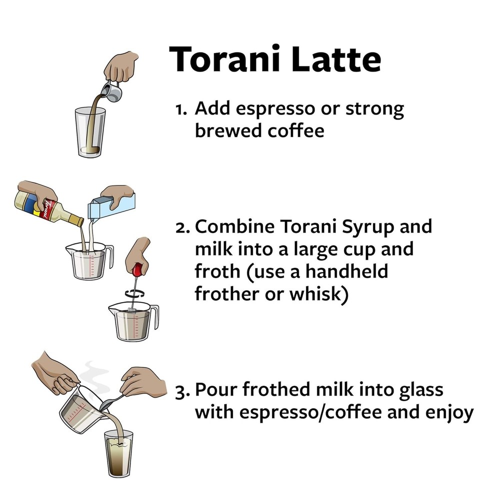 Authentic French Vanilla Flavored Syrup Quartet