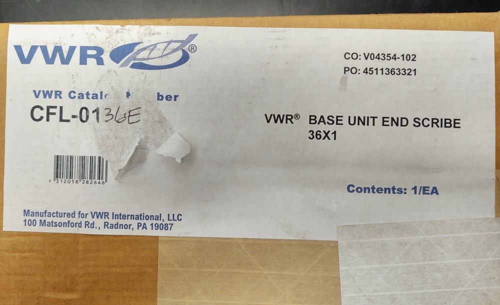VWR CFL-0136E Base Unit End Scribe