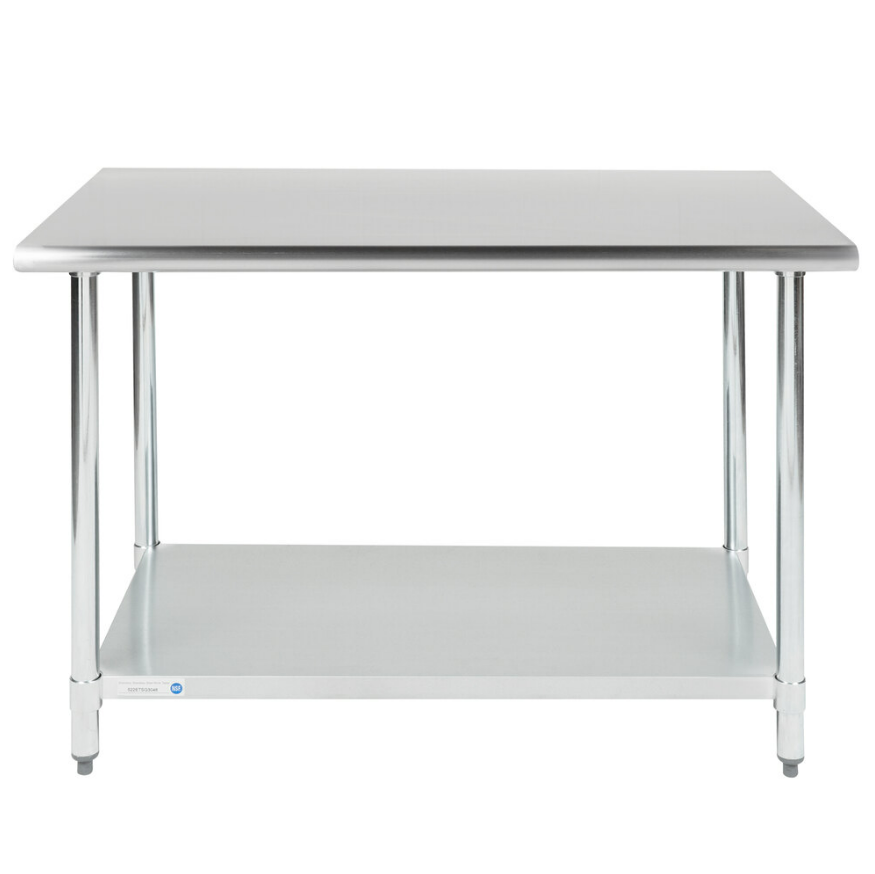 30" x 48" Stainless Steel Prep & Work Table w/ Undershelf Kitchen Restaurant NSF