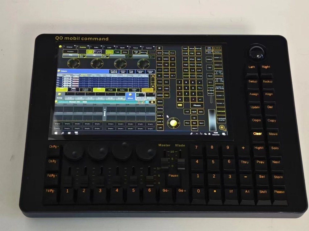 new mini command wing controller Q0 mobile command dmx console/touch screen+bag