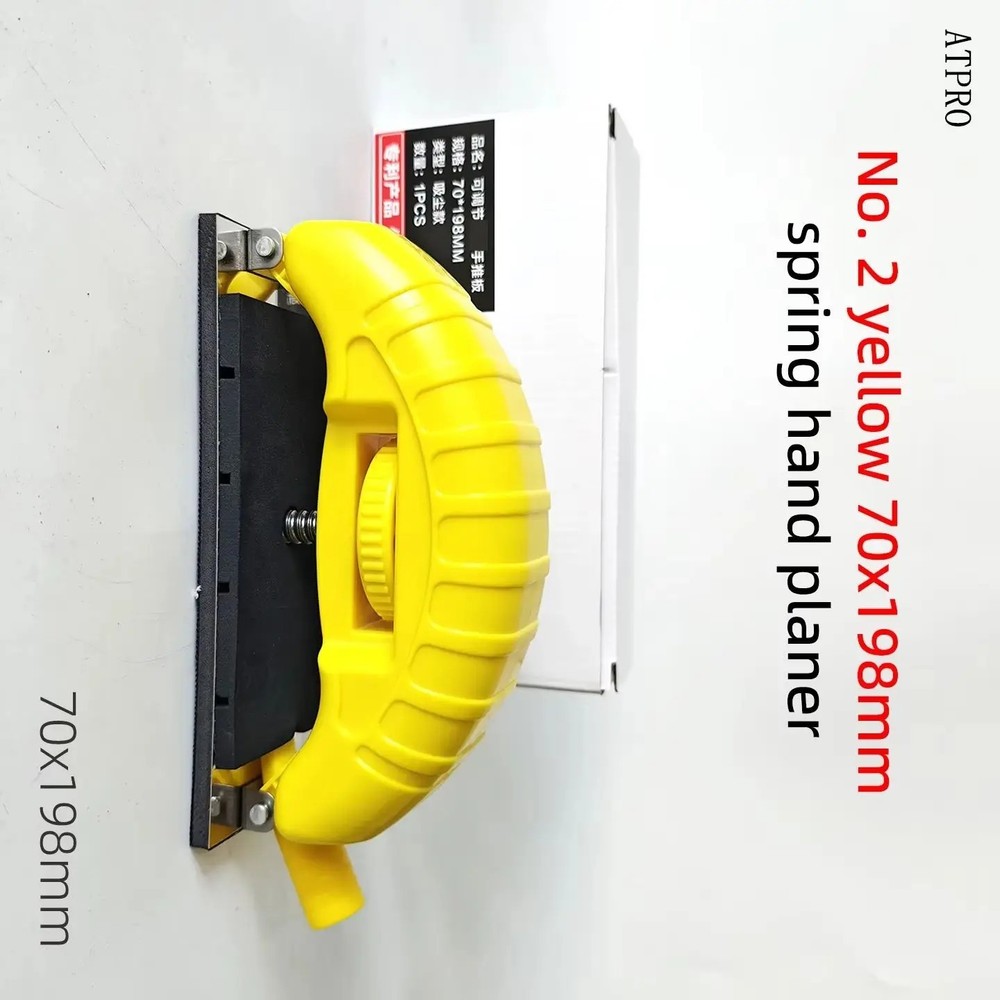 Sanding plate Manual 70 198mm Spring hook and loop Curved Adjustable Car Paint