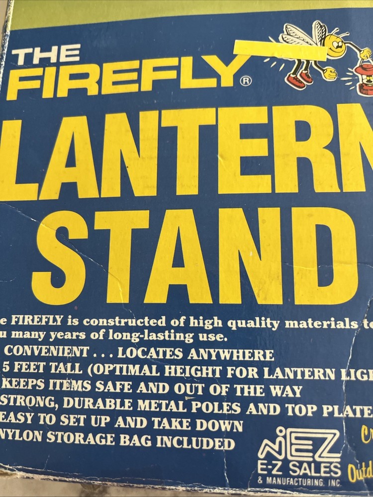 The Firefly Lantern Stand To Plate & Stakes