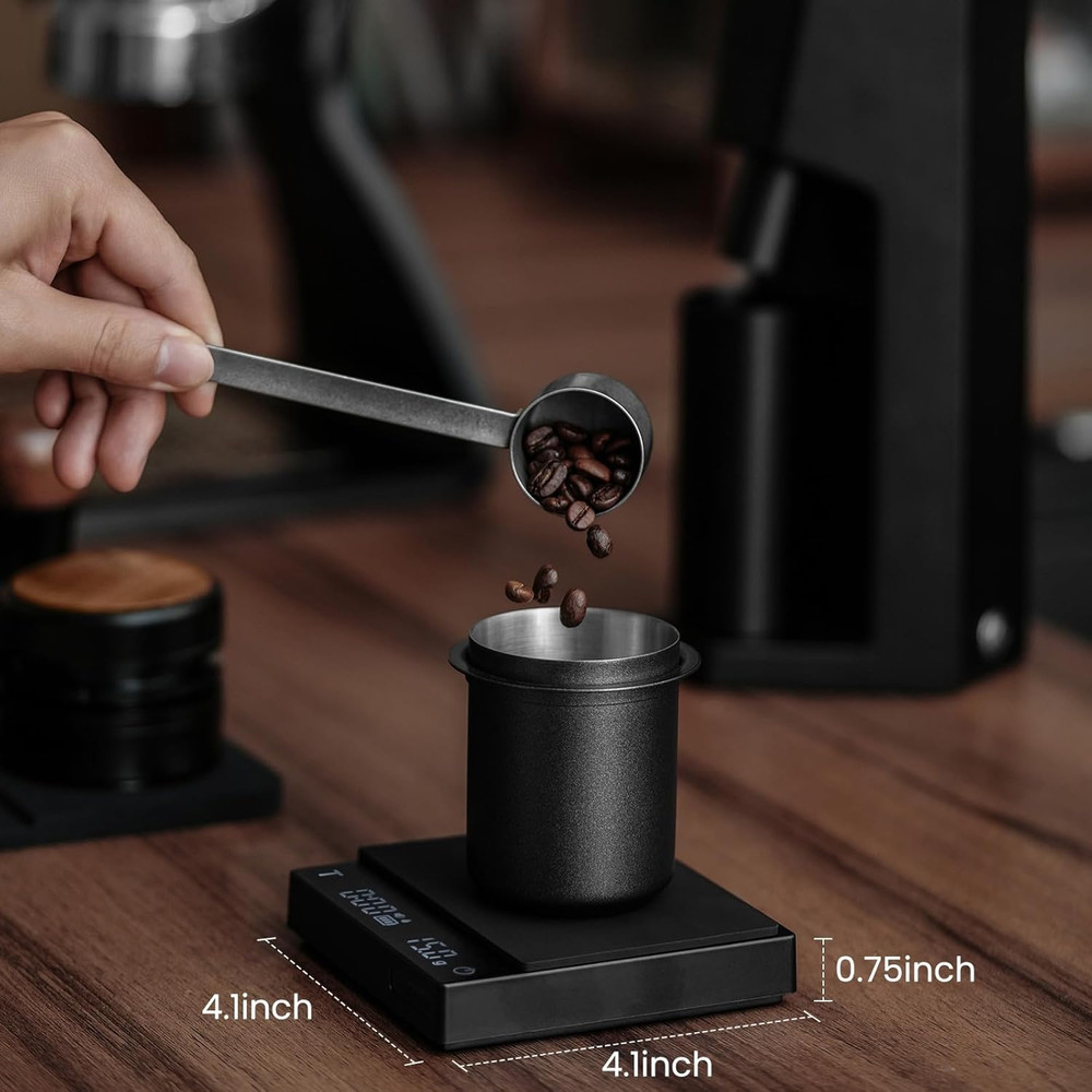 Espresso Tamper & Mini Scale Set for Perfect Coffee Shots