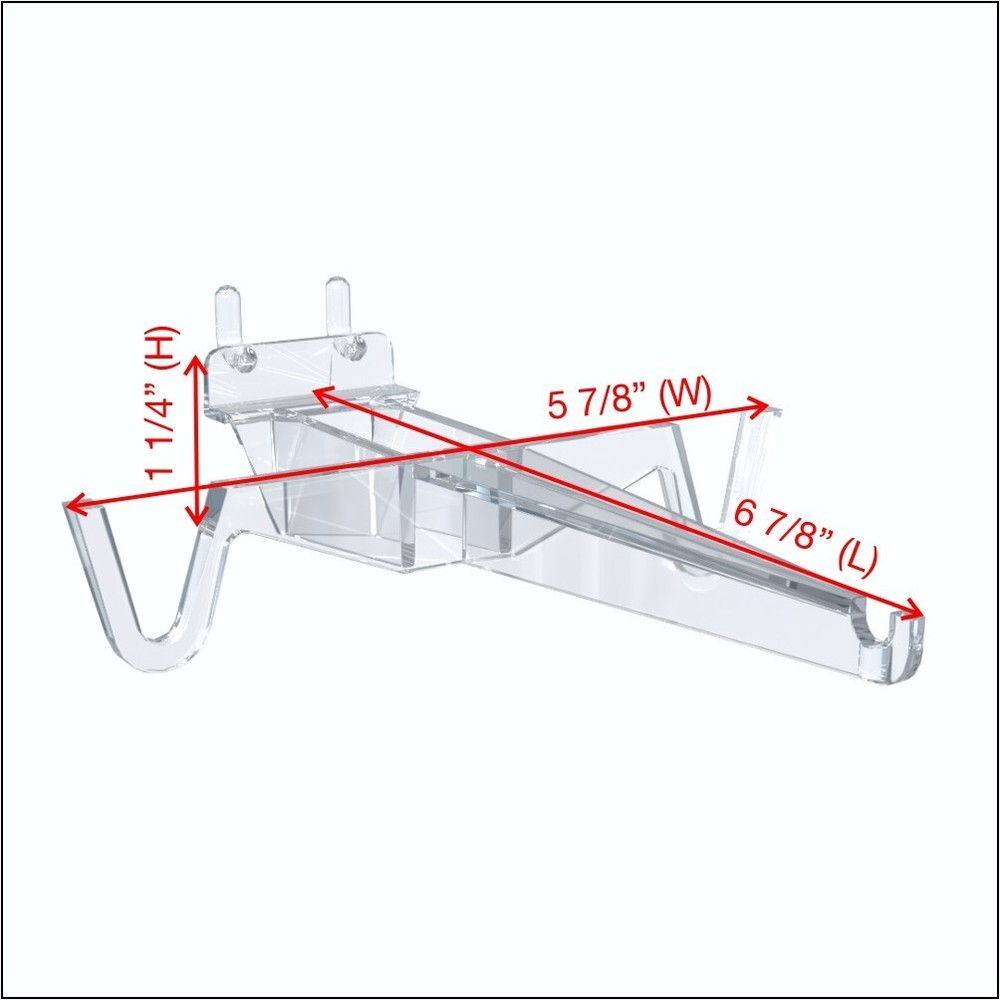 Single Open Pegboard Eyewear or Sunglass Displayer – 100-pack